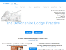 Tablet Screenshot of devonshirelodge.co.uk